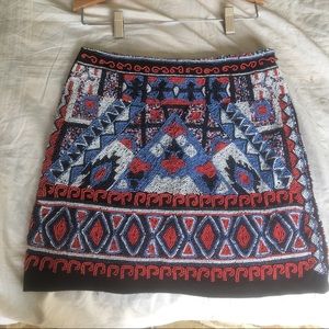 Handmade beaded skirt